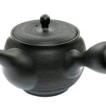 Kyusu negro de Tokonome. Tetera japonesa