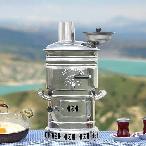 Tubibu Samovar para calentar con carbón o madera